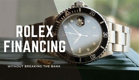 how to finance rolex